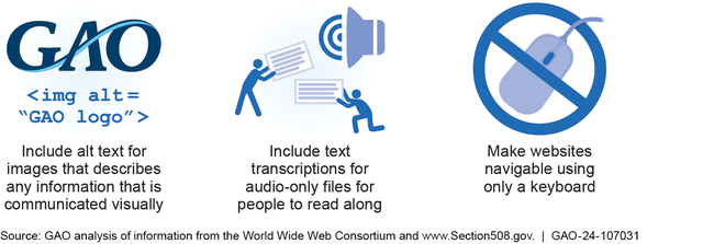 Examples of Considerations for Information and Communication Technology Accessibility