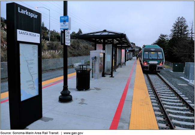 commuter rail station