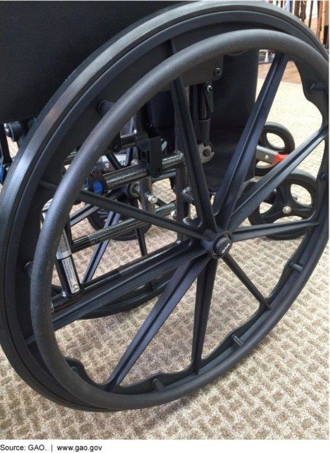 Photo of a wheelchair