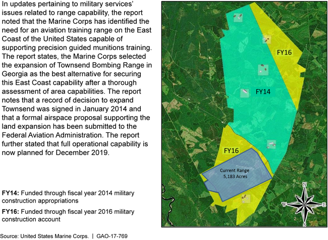 Expansion of the Townsend Bombing Range