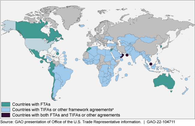Infographic: World Map Of Trade Agreement Density