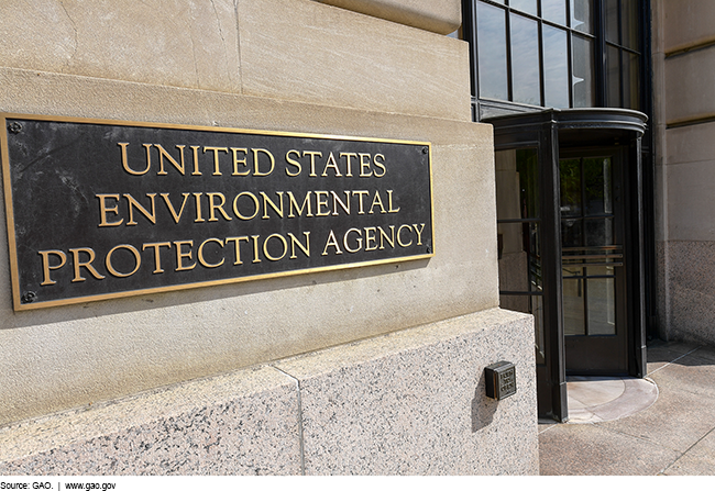 Photo of EPA headquarters building.