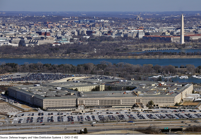 Photo of the Pentagon.