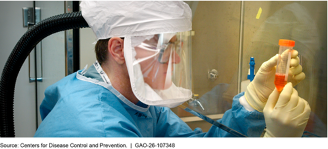 Scientist Conducting Pathogen Research