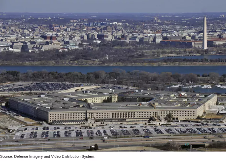 Photo of the Pentagon in Arlington, VA