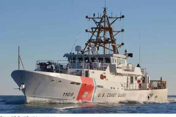 photo of a Coast Guard cutter