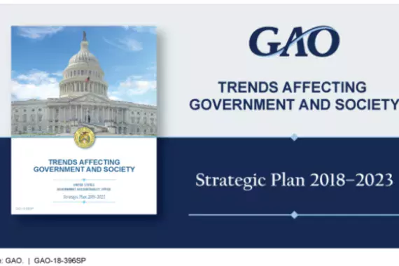 Image showing GAO's Strategic Plan 2018-2023 cover page