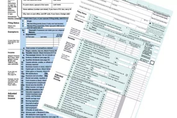 Image of 1040 Forms- U.S. Individual Tax Return