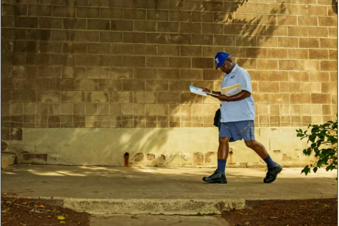 USPS mail carrier